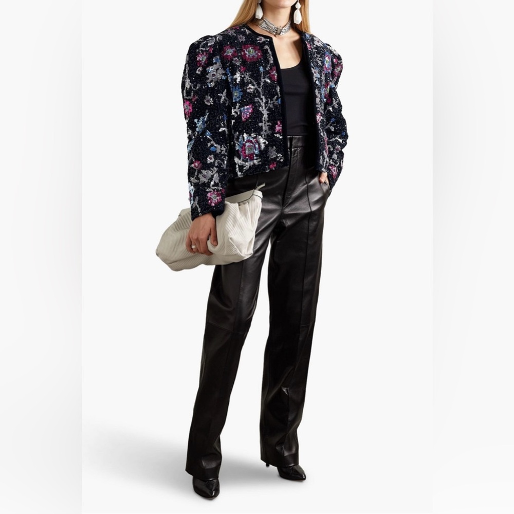 Brand New with Tags – Isabel Marant Velvet & Crystal-Embellished Jacket